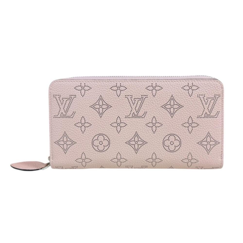 Louis Vuitton Zippy Wallet Mahina Long Monogram Leather White